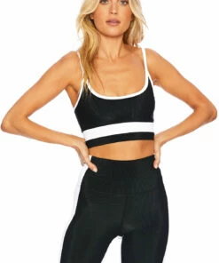 Eva Top Black & White Navy Ivory -bechriot Online Shop BR02704S1 BW ALT 1