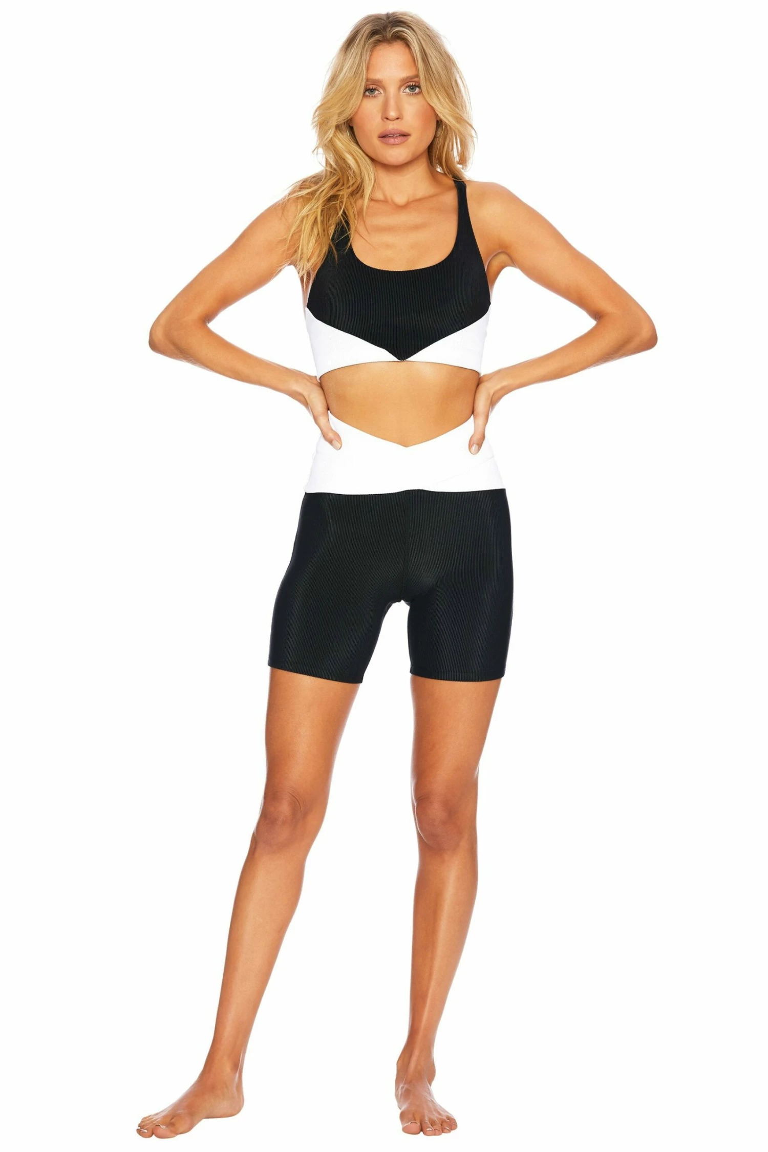 Cora Bike Short BLACK WHITE 1 Cora Bike Short BLACK WHITE