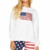 Flag Sweatshirt  White