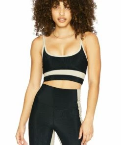 Eva Top Colorblock Houndstooth -bechriot Online Shop BR05804F1 BLTA ALT 1 scaled