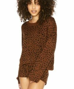 Ava Sweater Brown Spot -bechriot Online Shop BR06472F1 BRSP 04 1 scaled