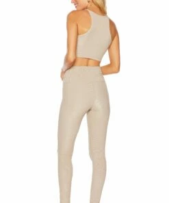 Glitter Ayla Legging Taupe Glitter Ayla Legging Sapphire -bechriot Online Shop BR0825CG TAUP BACK 1 scaled