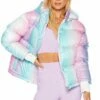 Puffer Coat  Pastel Ombre
