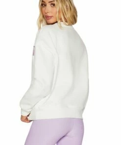 Apres Ski Sweatshirt White 6 Apres Ski Sweatshirt White -bechriot Online Shop BR09369R1 WHT BACK 1 scaled