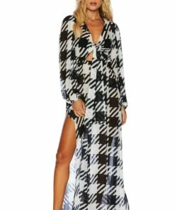 Shiloh Cover Up Valentines Stripe Shine -bechriot Online Shop BR09663RX HOUN FRONT 2 scaled