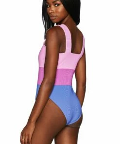 Amy One Piece Pink Periwinkle Colorblock 7 Amy One Piece Pink Periwinkle Colorblock -bechriot Online Shop BR10242S2 PPCO BACK 1 scaled