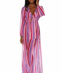 Shiloh Dress Valentines Stripe Shine -bechriot Online Shop BR10463S2 VALS FRONT 1 scaled