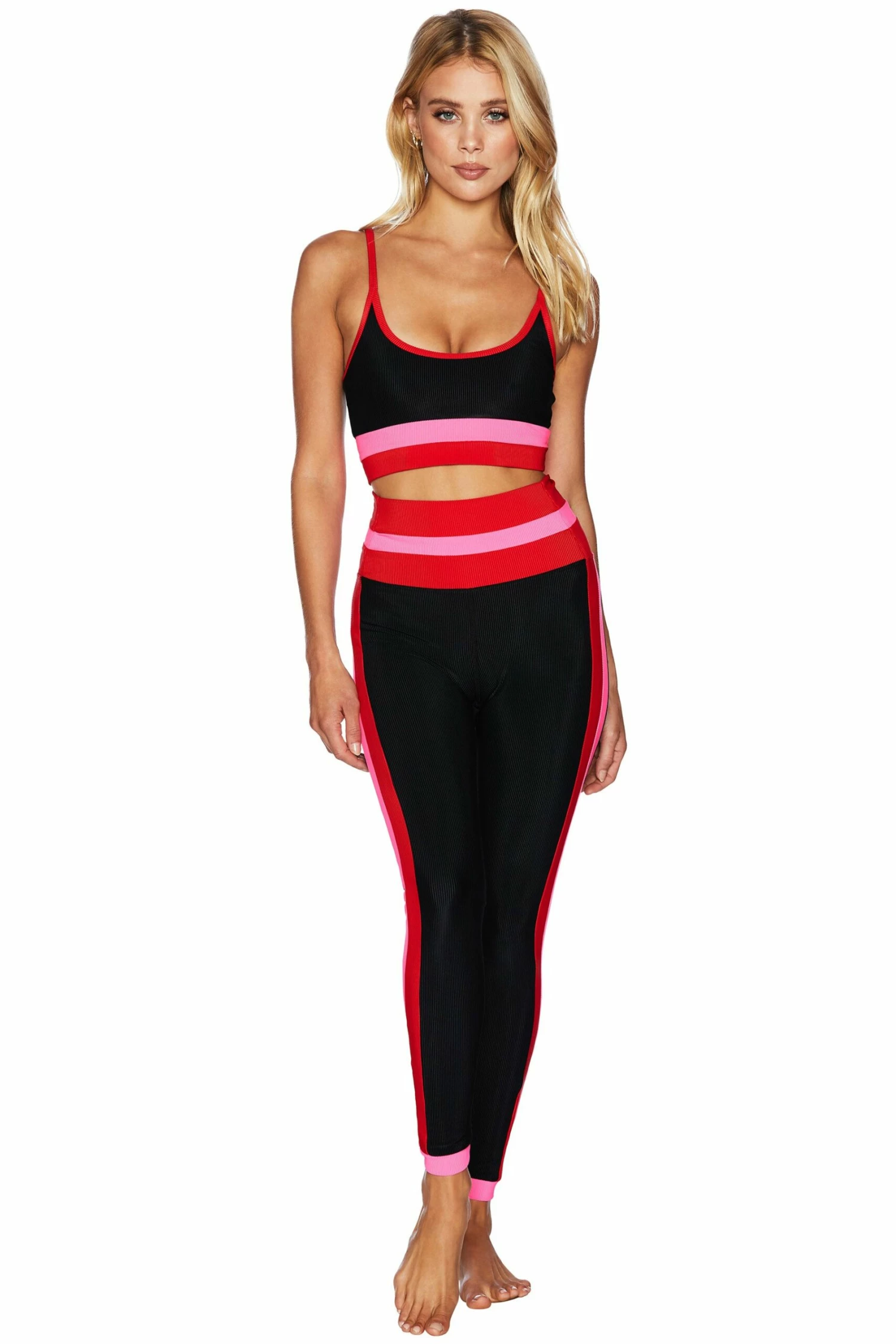 Melinda Legging Lipstick Colorblock 4 Melinda Legging Lipstick Colorblock - Image 4