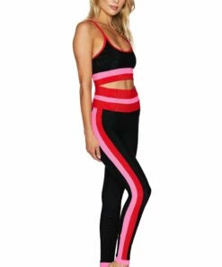 Melinda Legging  Lipstick Colorblock