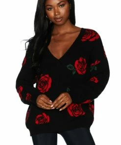 Joey Sweater Red Rose -bechriot Online Shop BR10872S2 RERO ALT 1 scaled