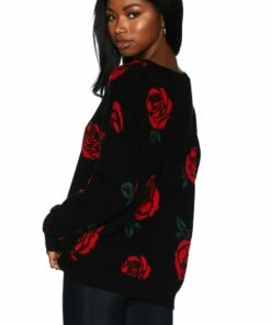 Joey Sweater Red Rose -bechriot Online Shop BR10872S2 RERO BACK 1 scaled