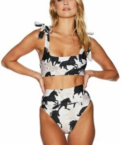 Avalon Top  Taupe Horse