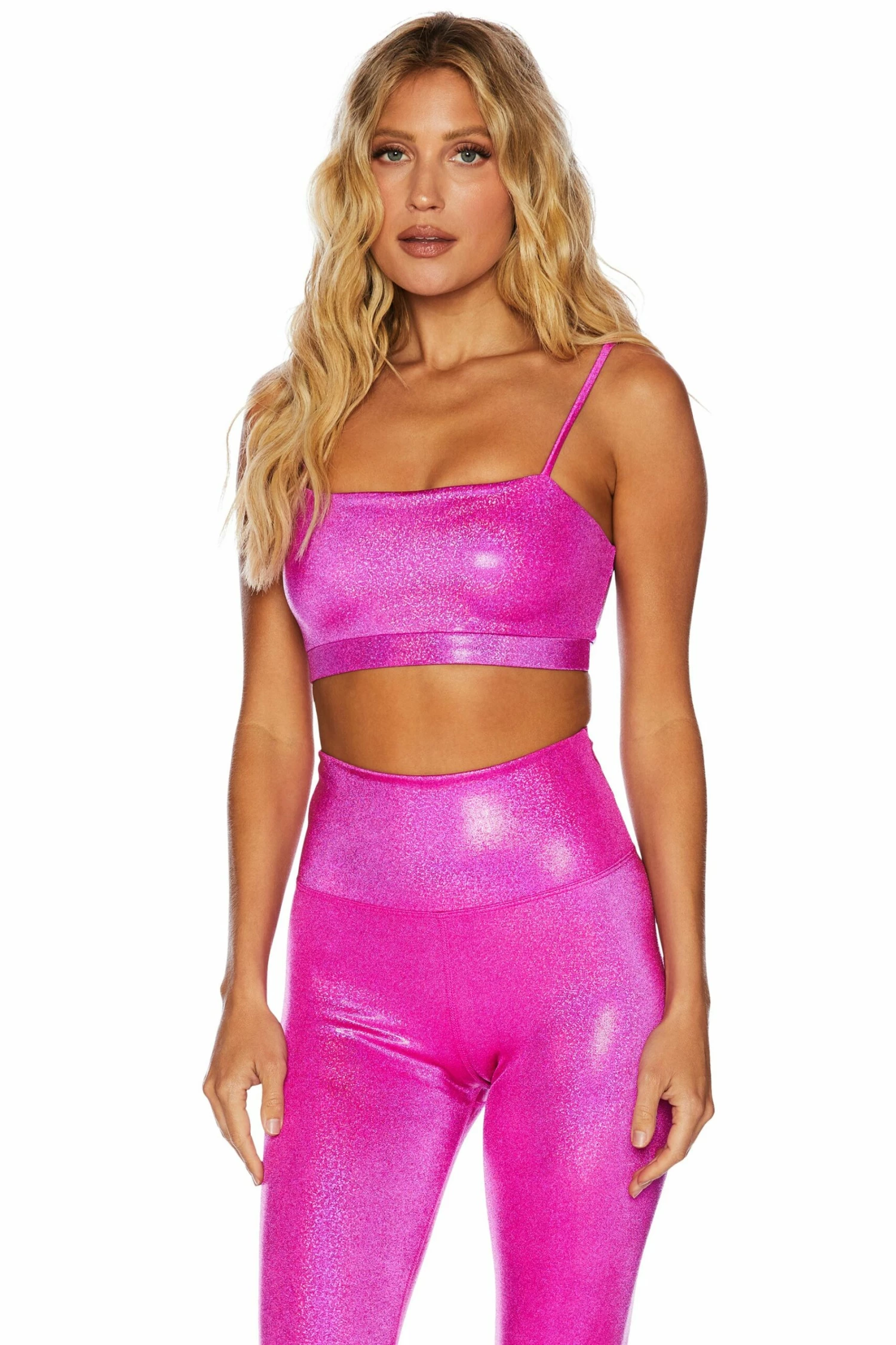Hologram Izzy Top Neon Pink 4 Hologram Izzy Top Neon Pink - Image 4