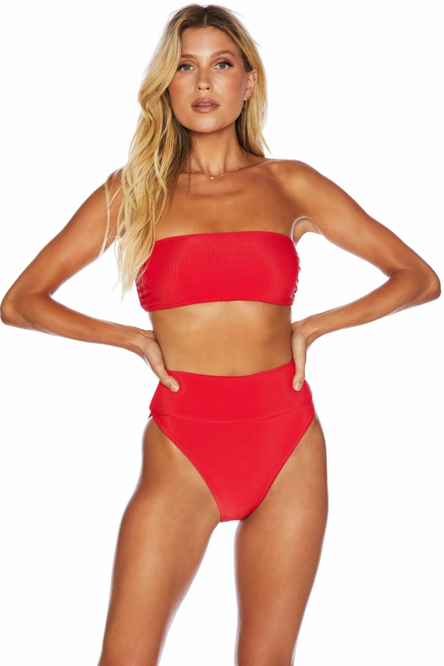 Kelsey Bandeau Top RED 5 Kelsey Bandeau Top RED - Image 5
