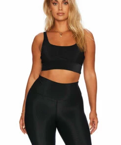 Leah Top Vibrant Abstract Shapes -bechriot Online Shop BR8005C blk alt 1