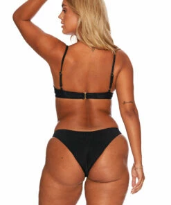 Ribbed Island Bottom  Tan