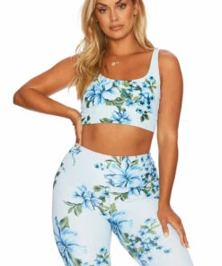 Leah Top Vibrant Abstract Shapes -bechriot Online Shop BRB0105S1 blu alt 2 1