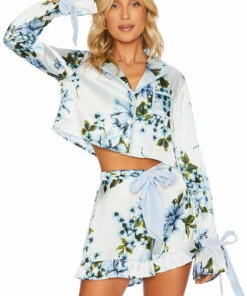 Luna Blouse Pink Floral